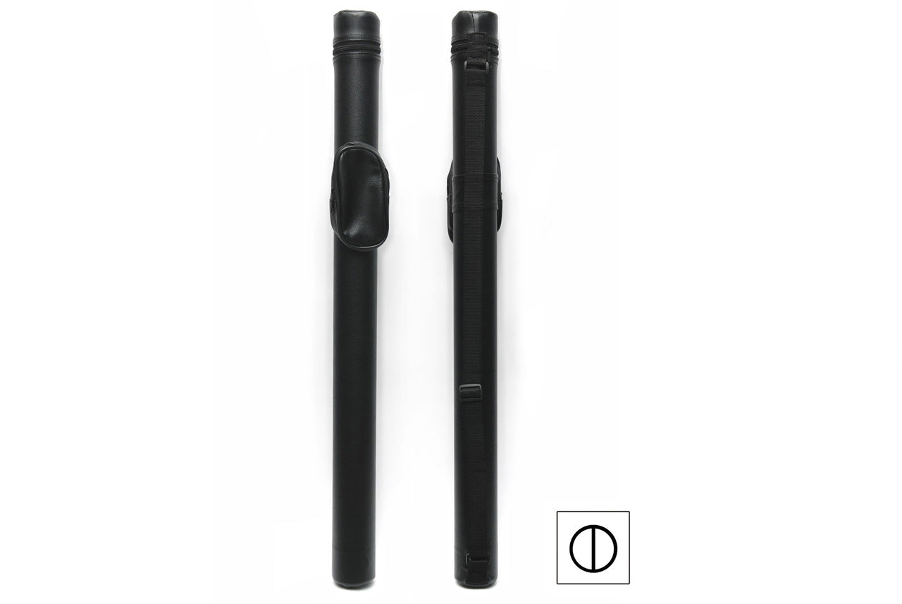 Delta Cue 033-001A 1Bx1S Black Billiards Pool Cue Stick Case - coolpooltables.com