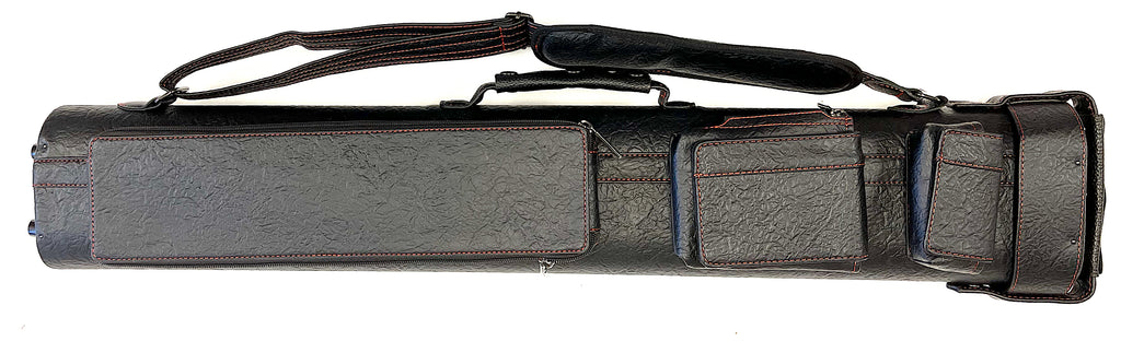 Delta Cue 033-018-P7-RD 2Bx5S Black w/Red Pool Cue Case