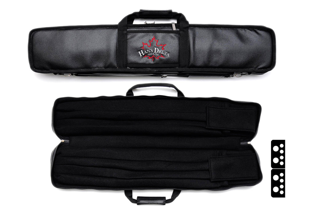 Delta Cue 035-517 4Bx8S Black Billiards Pool Cue Stick Case