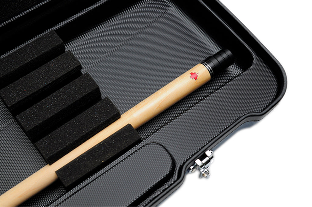 Delta Cue 036-002-BK 3Bx4S Black Billiards Pool Cue Stick Case