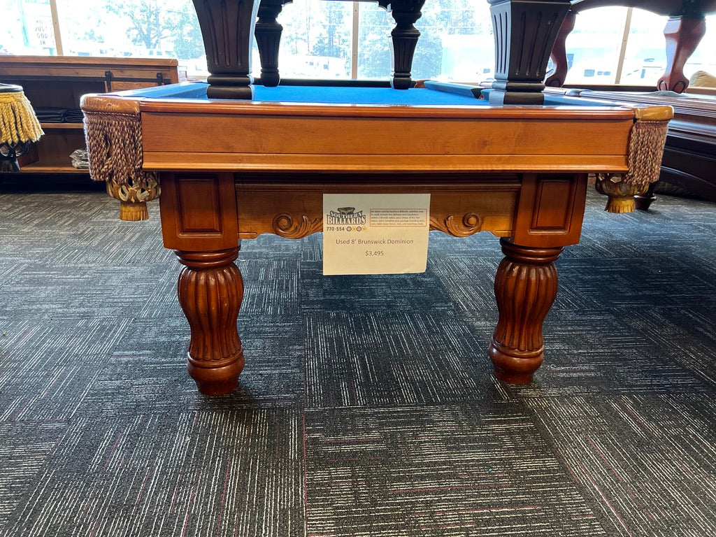 (SOLD) Used 8' Brunswick Dominion Pool Table