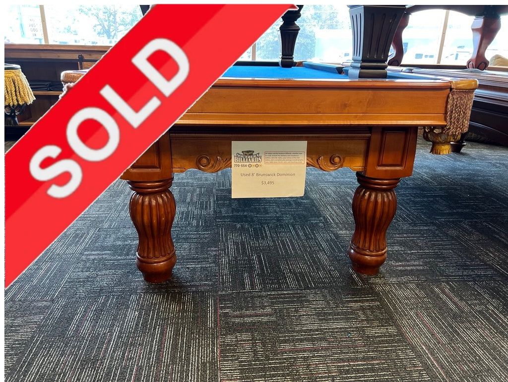 (SOLD) Used 8' Brunswick Dominion Pool Table