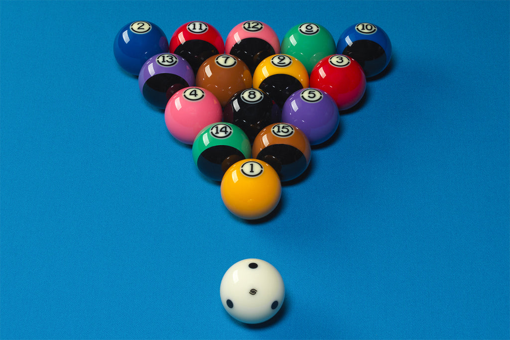 Aramith Black Pool Ball Set