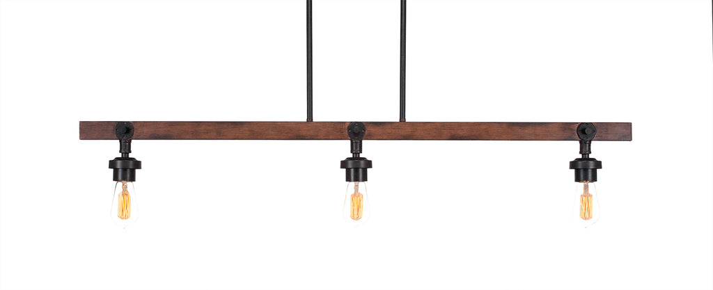 Toltec 1143-AT18 Portland 3 Bulbs Bar Billiards Pool Table Island Light