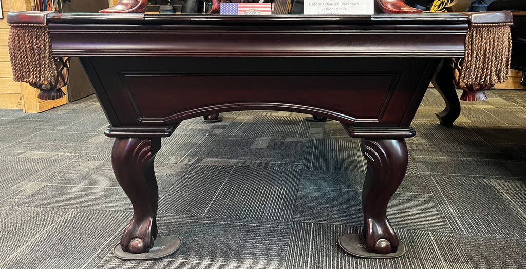 (SOLD) Used 8' Olhausen Blackhawk Pool Table