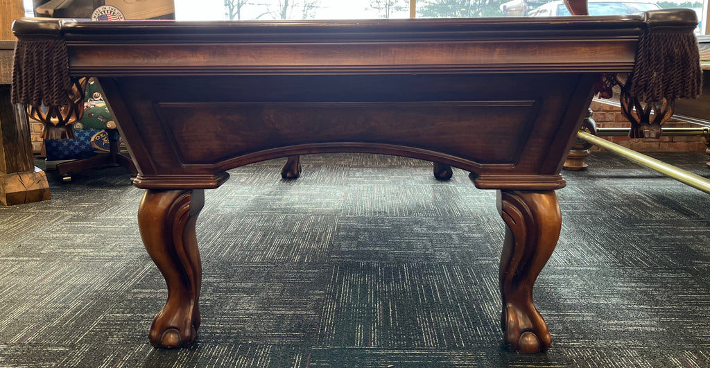 (SOLD) Used Pro 8' Olhausen Pool Table with Matching Premium Wall Rack