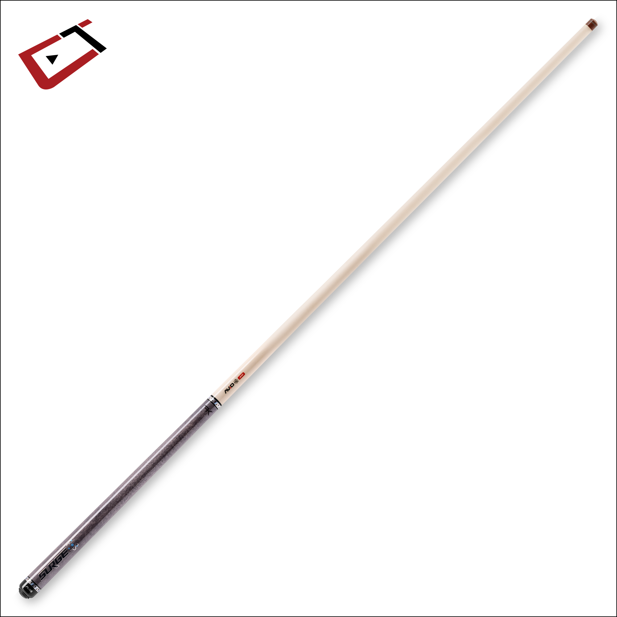 Cuetec AVID Surge Jump Cue Gray Stain