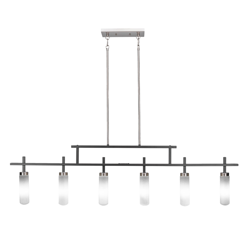 Toltec 2536-MBBN-601 Salinda 6 Bulbs Bar Billiards Pool Table Island Light