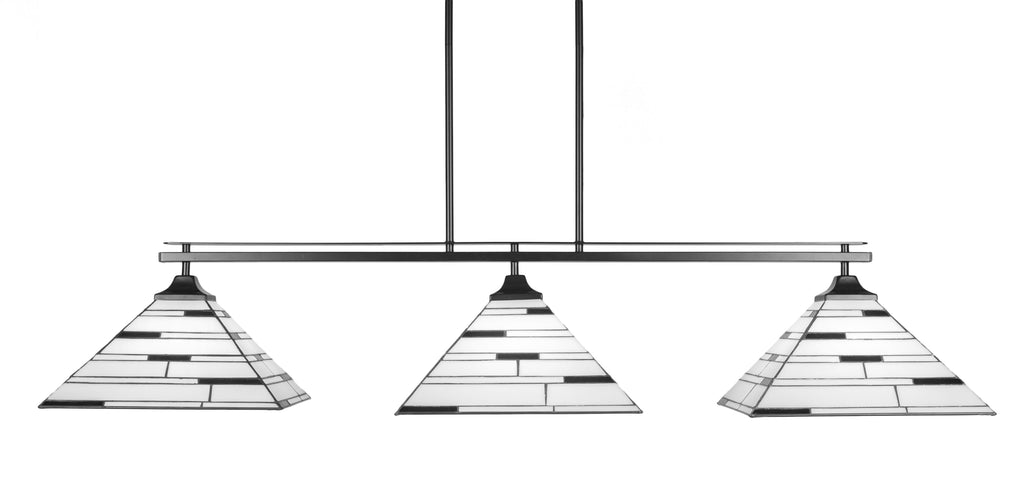 Toltec 2643-MB-952 Odyssey 3 Bulbs Bar Billiards Pool Table Island Light