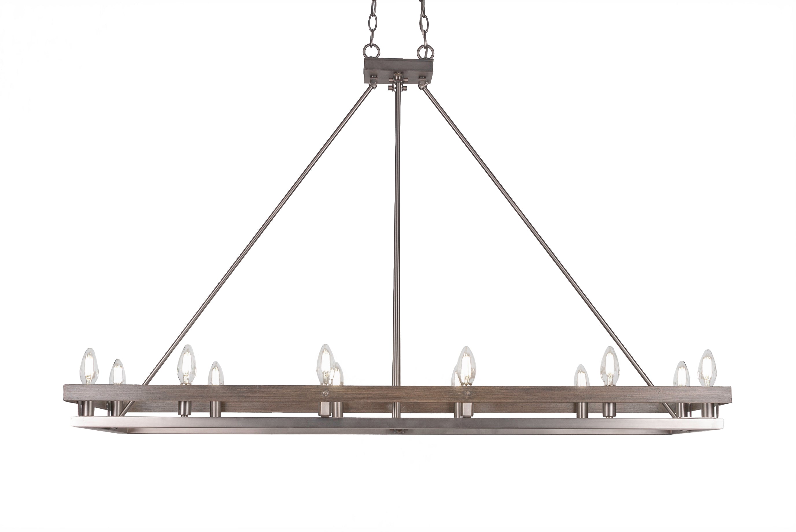Toltec 2742-MB Belmont 12 Bulbs Bar Billiards Pool Table Island Light - coolpooltables.com