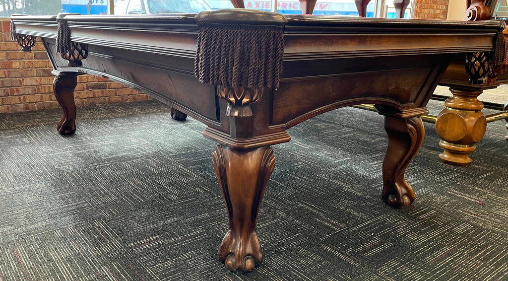 (SOLD) Used Pro 8' Olhausen Pool Table with Matching Premium Wall Rack