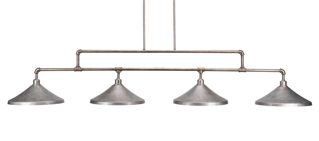 Toltec 334-AS-422 Vintage 4 Bulbs Bar Billiards Pool Table Island Light