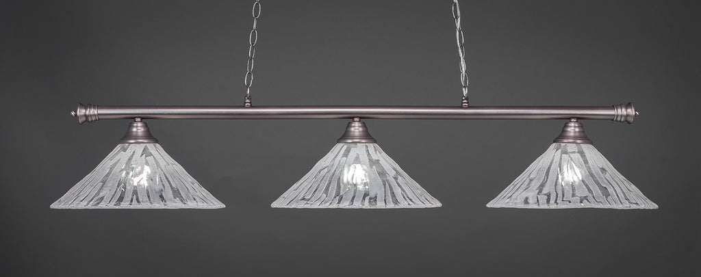 Toltec 373-BN-719 Oxford 3 Bulbs Bar Billiards Pool Table Island Light