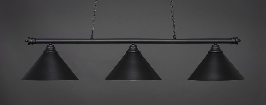 Toltec 373-MB-420-MB Oxford 3 Bulbs Bar Billiards Pool Table Island Light