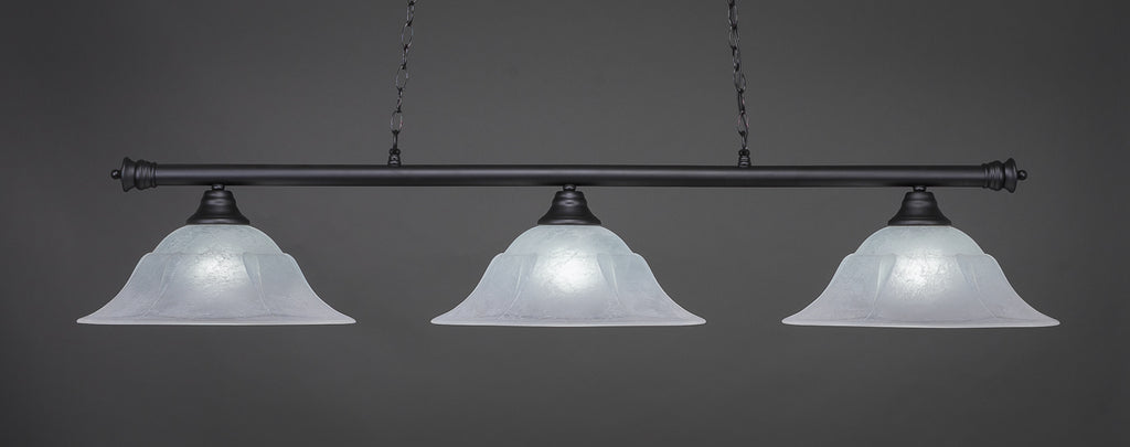 Toltec 373-MB-53615 Oxford 3 Bulbs Bar Billiards Pool Table Island Light