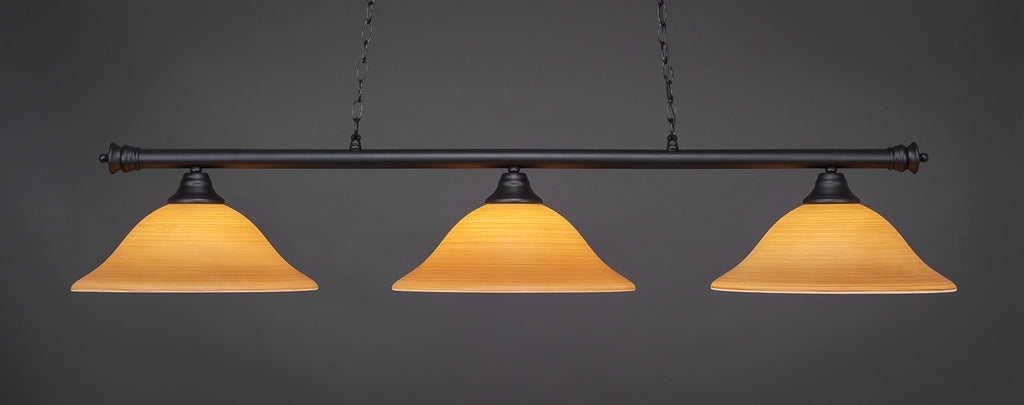 Toltec 373-MB-622 Oxford 3 Bulbs Bar Billiards Pool Table Island Light