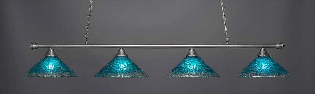 Toltec 374-BN-715 Oxford 4 Bulbs Bar Billiards Pool Table Island Light