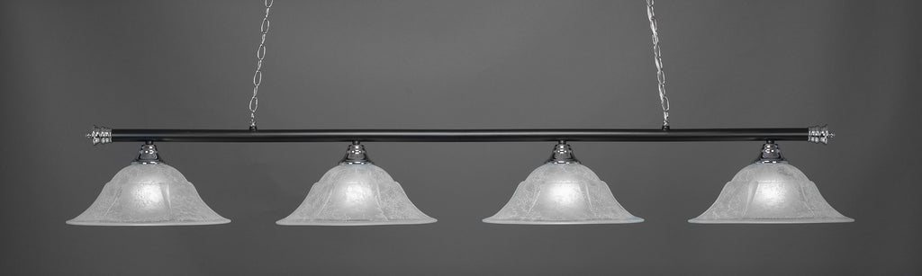 Toltec 374-CHMB-53615 Oxford 4 Bulbs Bar Billiards Pool Table Island Light