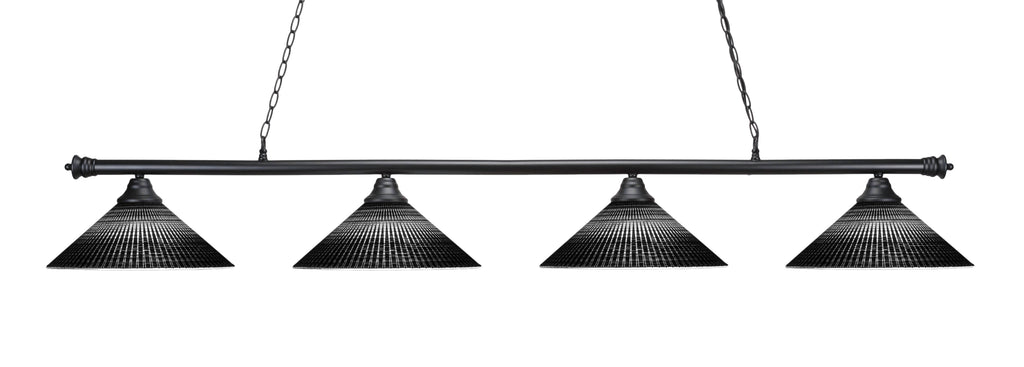 Toltec 374-MB-4019 Oxford 4 Bulbs Bar Billiards Pool Table Island Light