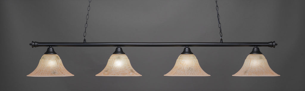 Toltec 374-MB-53318 Oxford 4 Bulbs Bar Billiards Pool Table Island Light