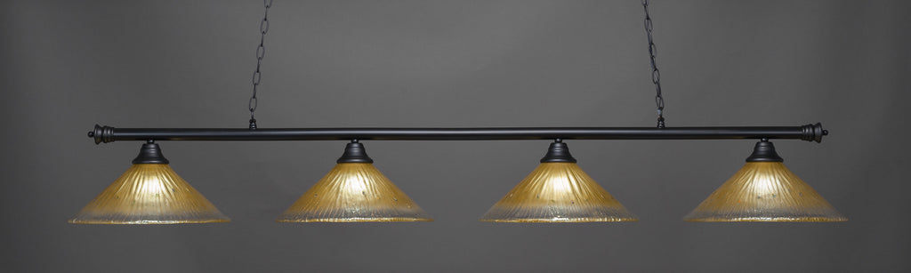 Toltec 374-MB-710 Oxford 4 Bulbs Bar Billiards Pool Table Island Light