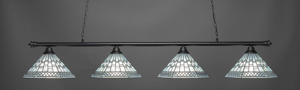 Toltec 374-MB-910 Oxford 4 Bulbs Bar Billiards Pool Table Island Light