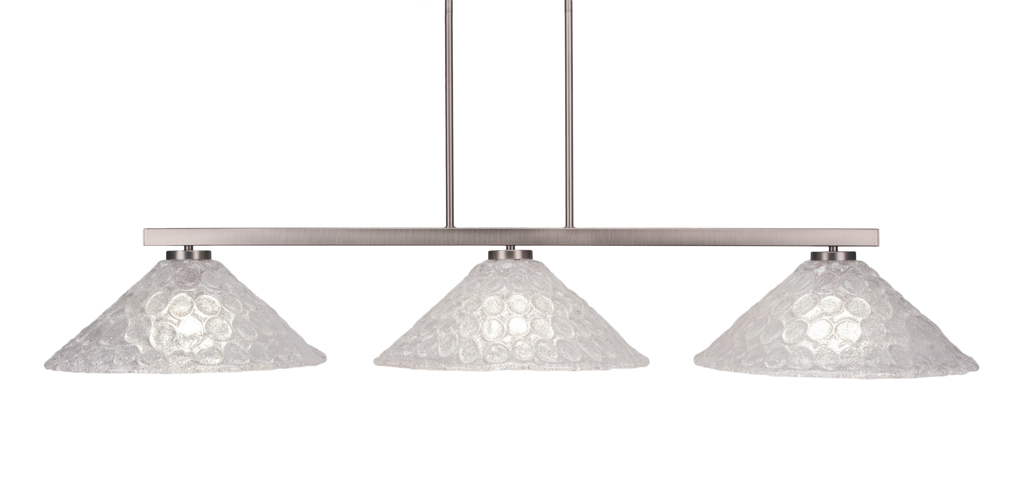 Toltec 4523-GP-411 Atlas 3 Bulbs Bar Billiards Pool Table Island Light - coolpooltables.com