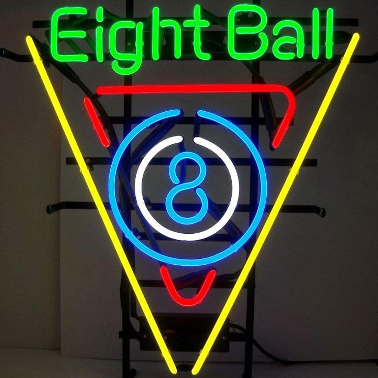8 Ball Neon Sign