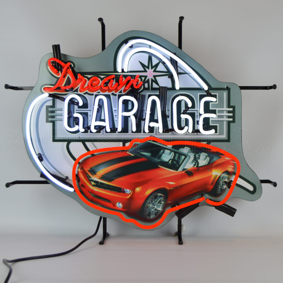 DREAM GARAGE CAMARO NEON SIGN