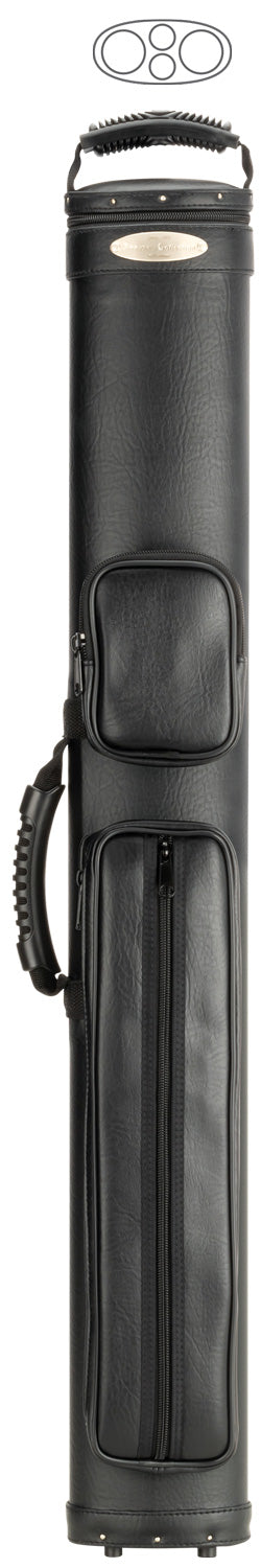 McDermott 75-0803 2Bx2S Black Billiards Pool Cue Stick Case - coolpooltables.com