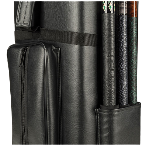 McDermott 75-0927 20Bx20S Black Billiards Pool Cue Stick Case - coolpooltables.com