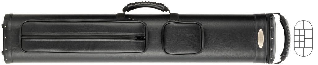 McDermott 75-0944 6Bx6S Black Billiards Pool Cue Stick Case