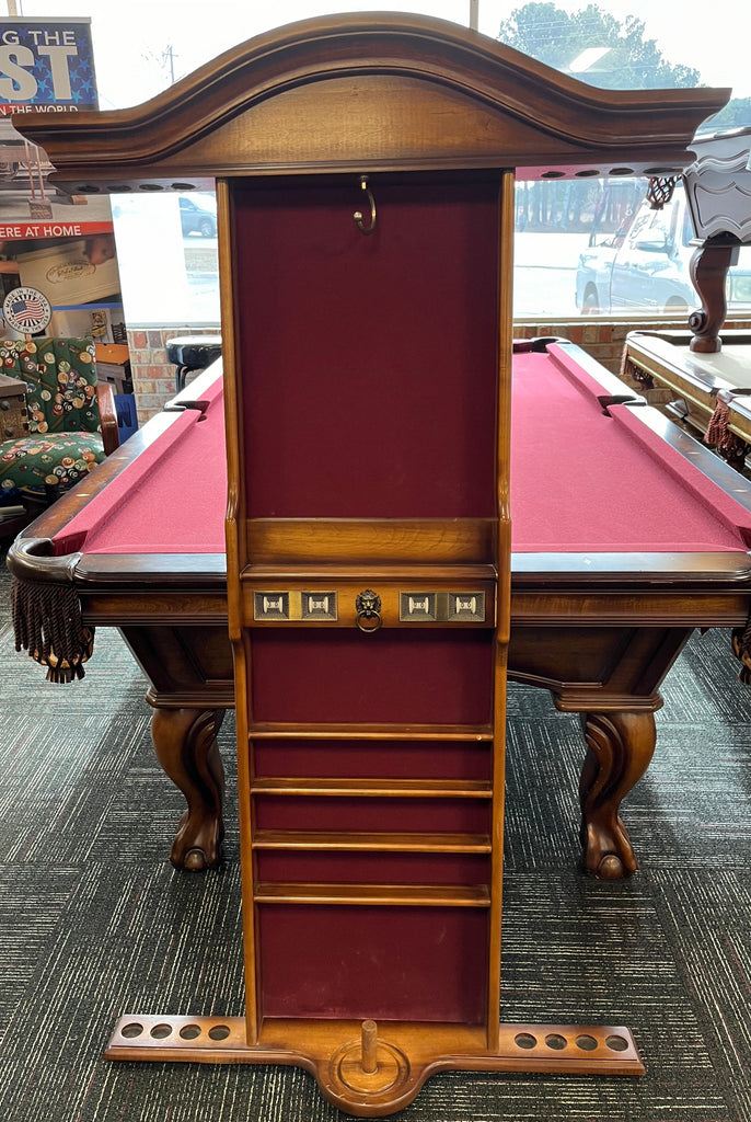 (SOLD) Used Pro 8' Olhausen Pool Table with Matching Premium Wall Rack
