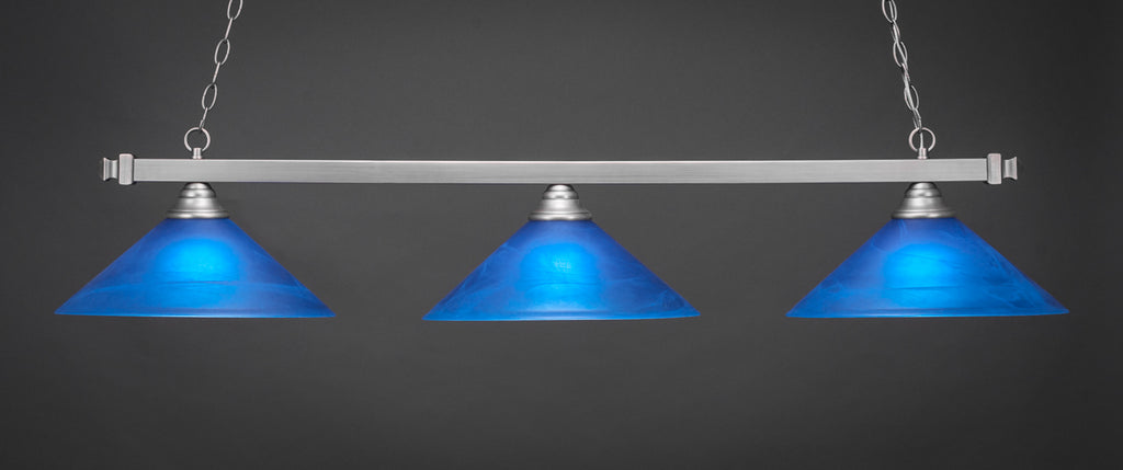 Toltec 803-BN-415 Square 3 Bulbs Bar Billiards Pool Table Island Light