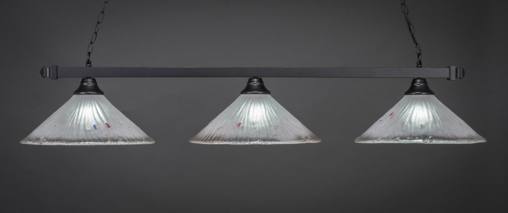 Toltec 803-MB-711 Square 3 Bulbs Bar Billiards Pool Table Island Light