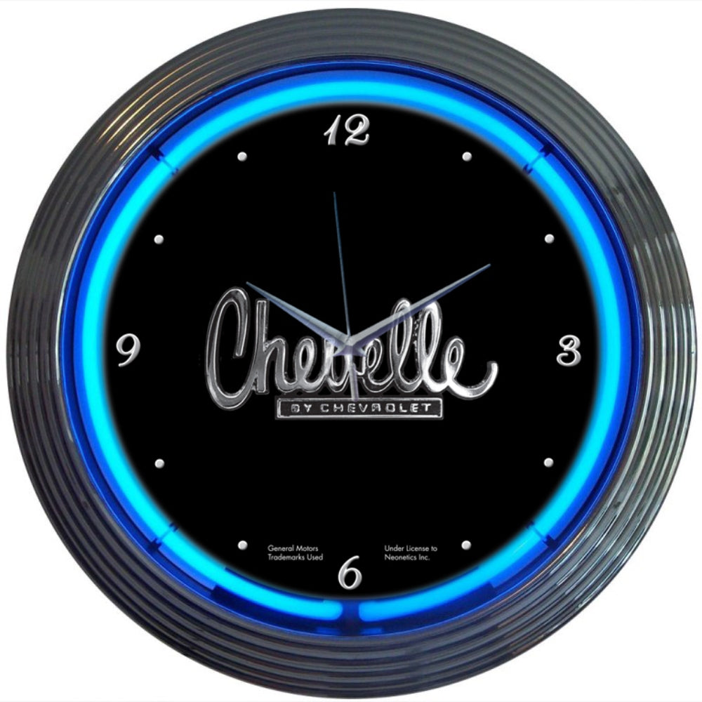 CHEVELLE NEON CLOCK