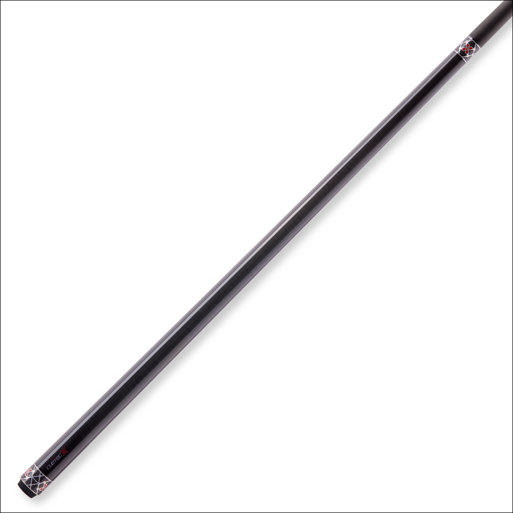 Cuetec Cynergy X 95-120NW Black Pool Cue (No Wrap, 12.5mm)