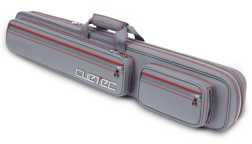 Cuetec Pro Line 95-753 4Bx8S Gray/Red Pool Cue Stick Case