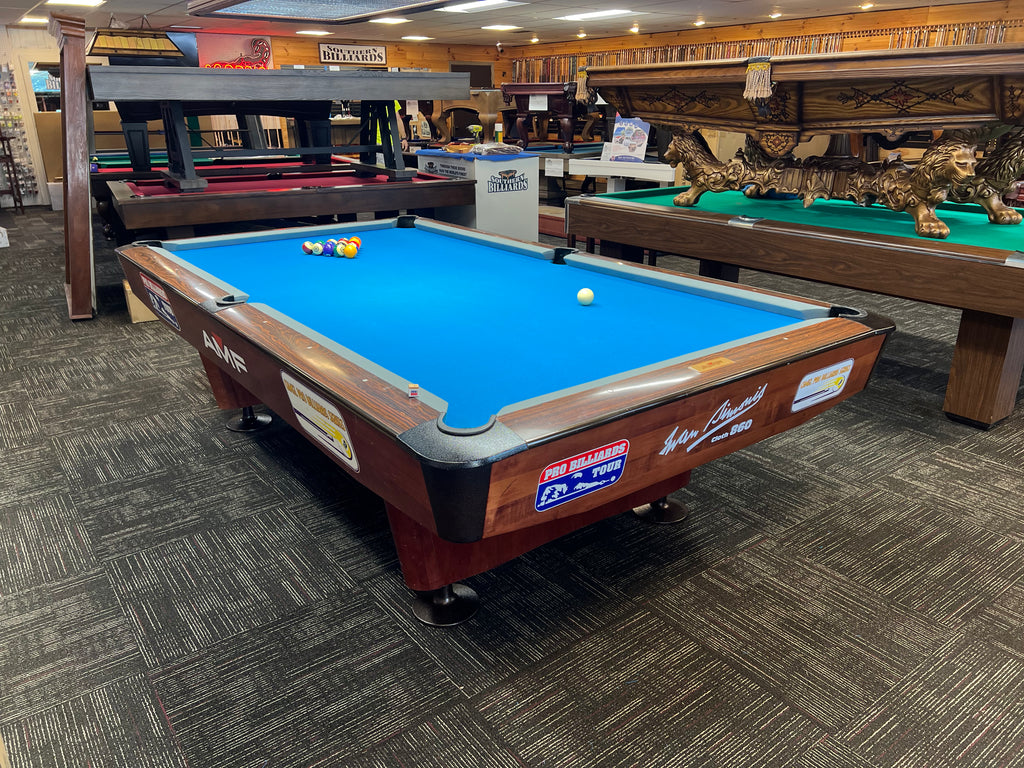 (SOLD) Used 9' AMF Commercial style Pool Table