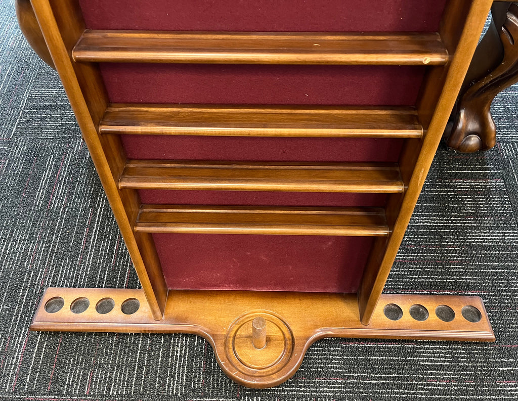 (SOLD) Used Pro 8' Olhausen Pool Table with Matching Premium Wall Rack