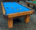 (SOLD) Used Pro 8' Gandy Atlantan Golden Oak Pool Table