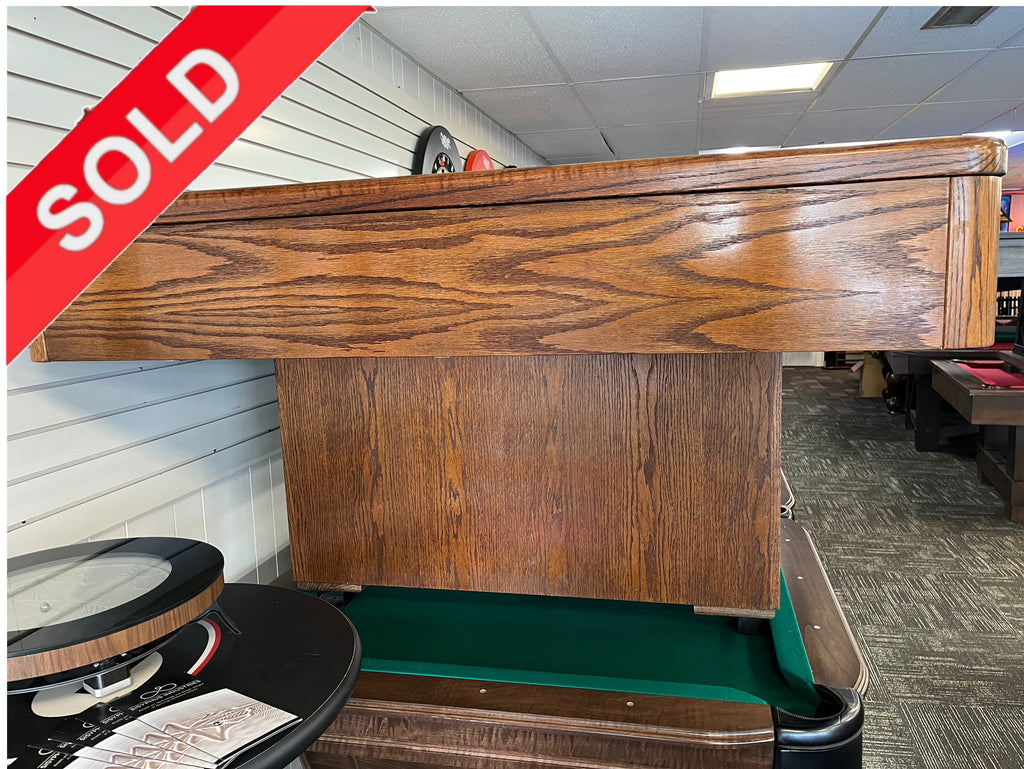 (SOLD) Used 8' Southern Billiards / Craftmaster Madison - Cherry Oak Pool Table