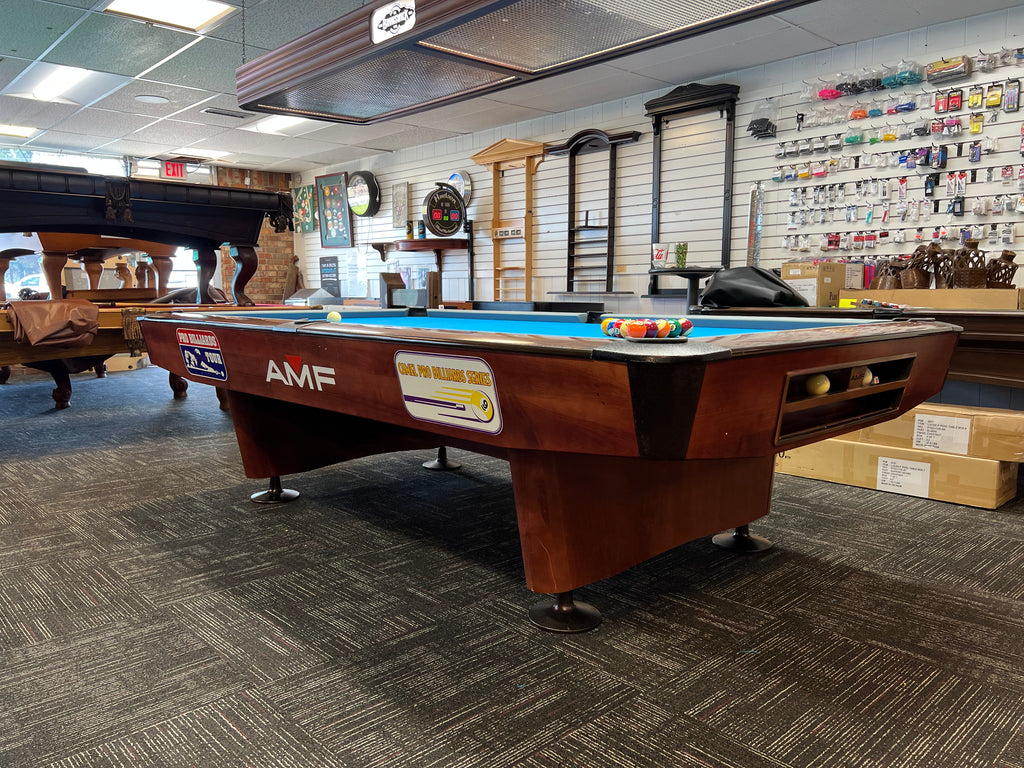 (SOLD) Used 9' AMF Commercial style Pool Table