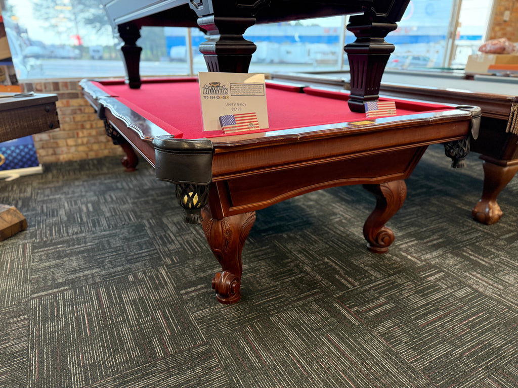 (SOLD) Used 9' Gandy Alexandria Pool Table