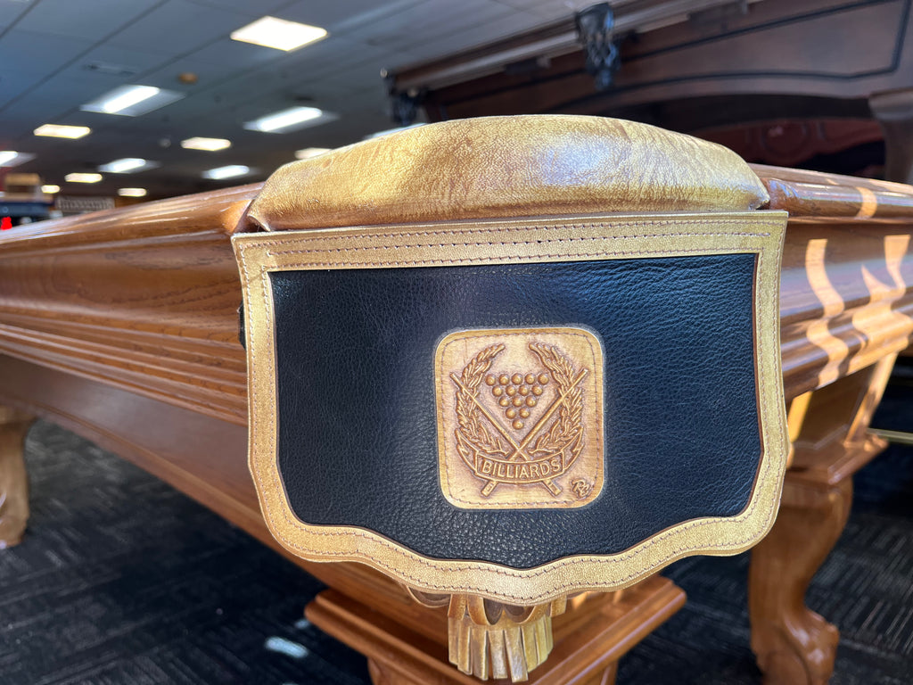 (SOLD) Used 8' American Heritage Golden Oak Pool Table - QUICK DELIVERY!