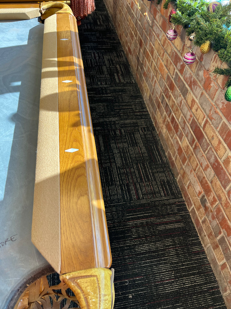 (SOLD) Used 8' American Heritage Golden Oak Pool Table - QUICK DELIVERY!