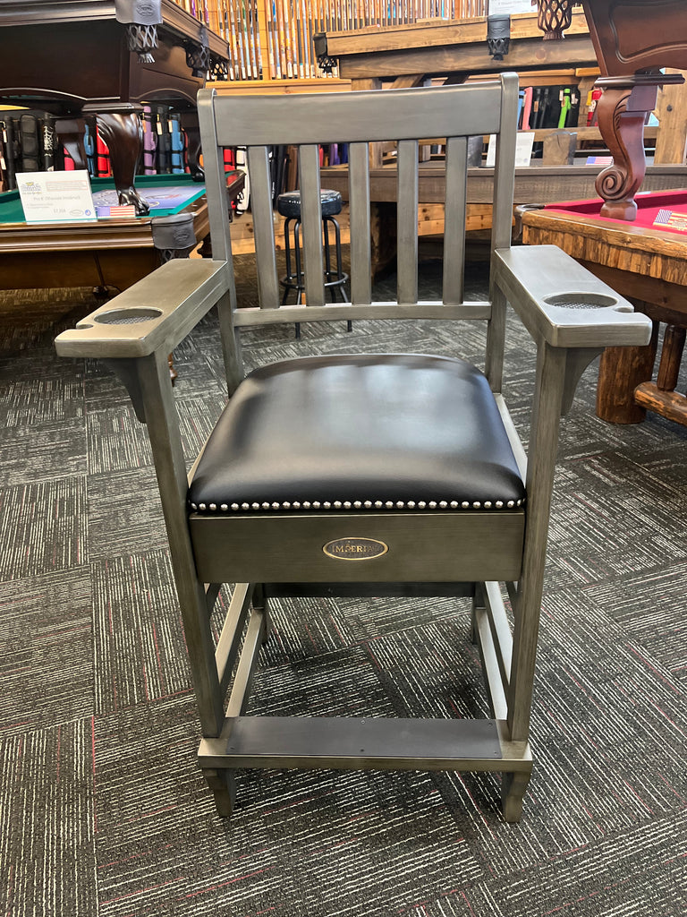 (SOLD) New (not used) Imperial Kona Pool Table Spectator Chairs w/ Drawer - Sold In Pairs Only - Special Price When You Buy All 4