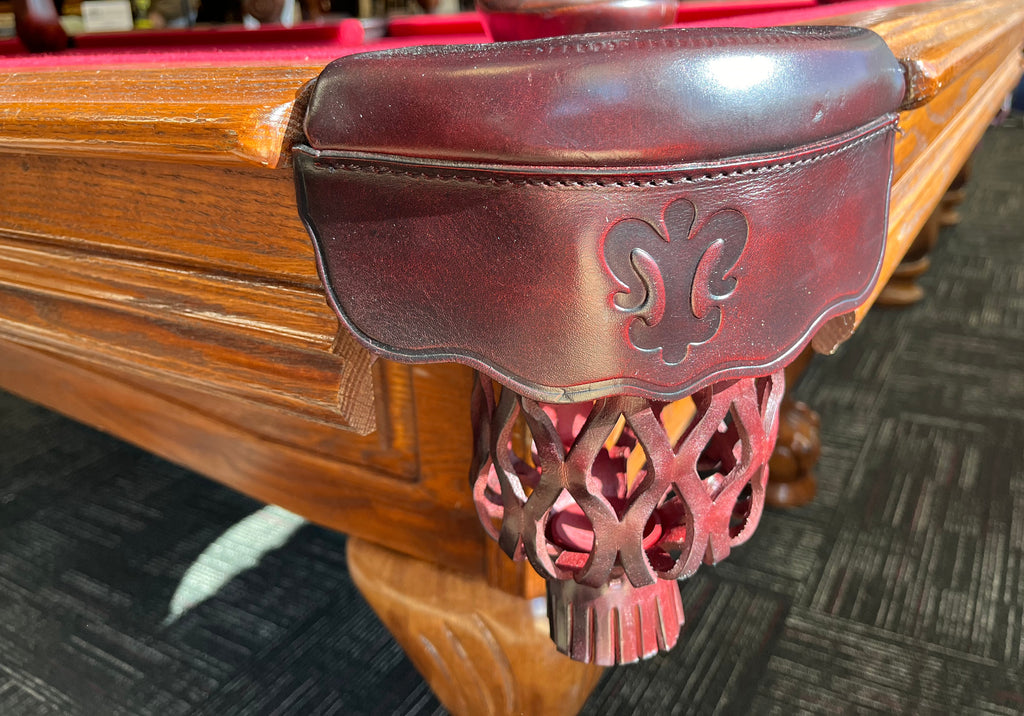 (Sold) Used 8' Leisure Bay Heritage Oak Pool Table