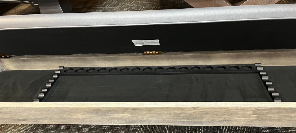 New (not used) Plank & Hide Otis pool table storage bench