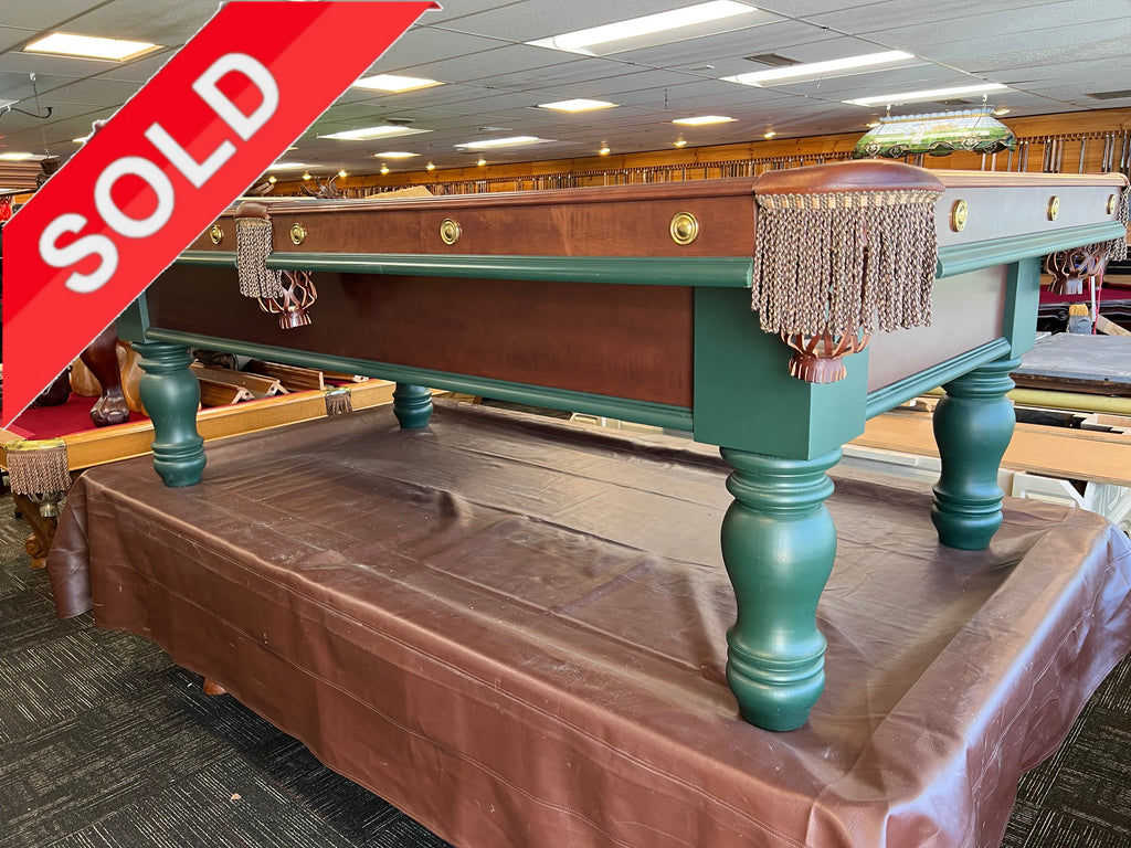 (SOLD) Used 8' Brunswick Timberfalls Pool Table